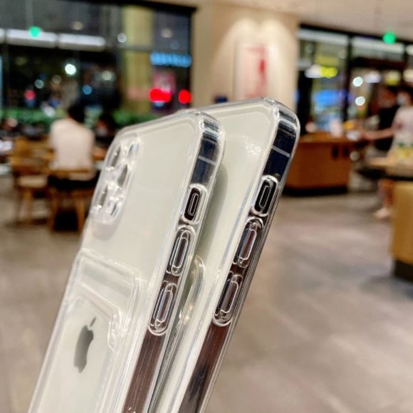 [⚠️Clearance] NEW iPhone 12 Pro Max Transparent Card Holder case - Picture 6 of 6